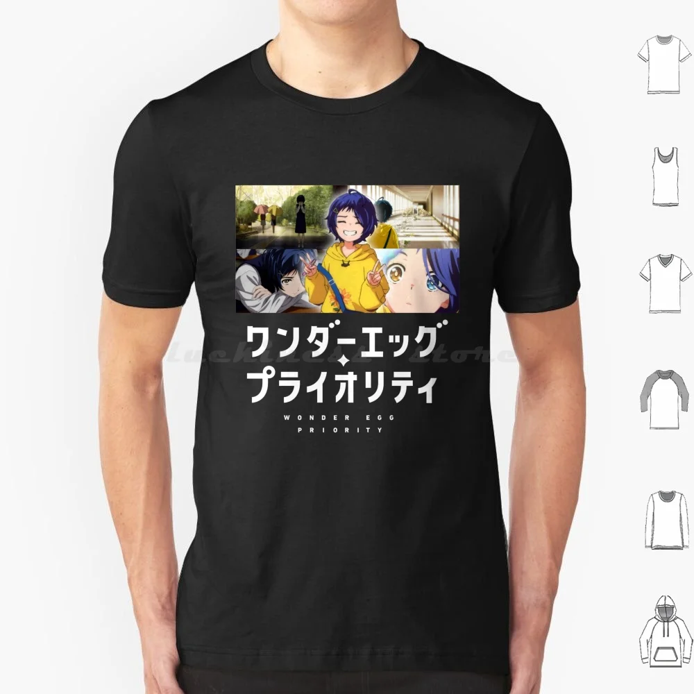 Wonder Egg Priority Аниме Манга Футболка Мужчины Женщины Дети 6xl Ai Ohto Rika Kawai Momoe Sawaki Neiru Aonuma