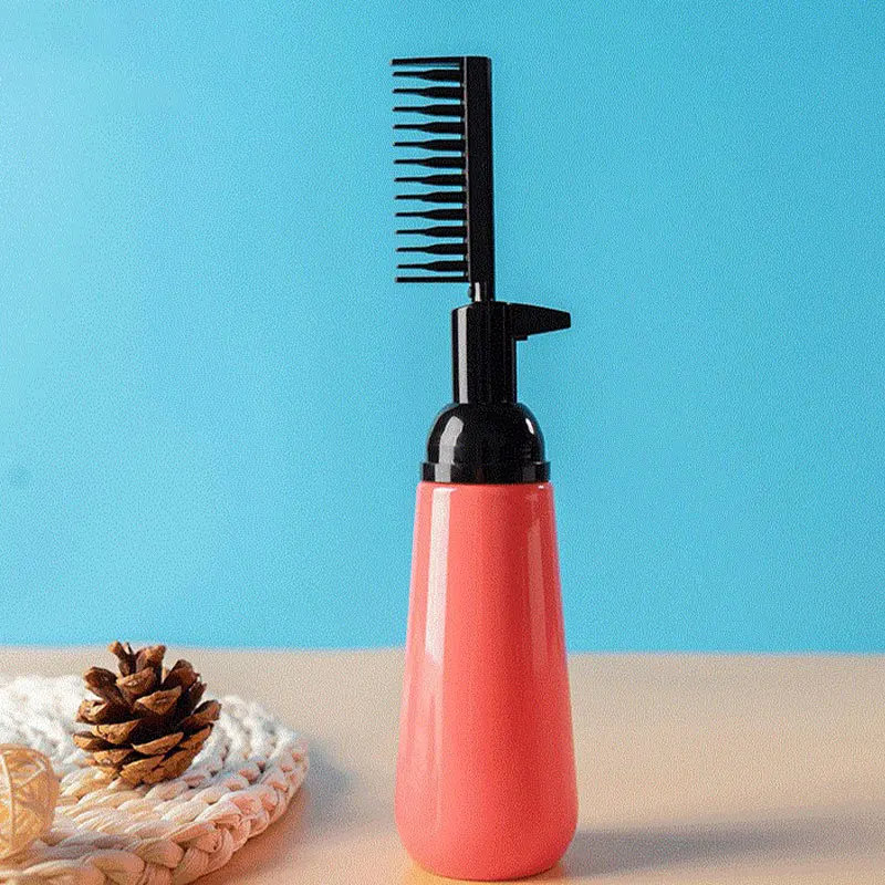 

PP Hair Colouring Comb Empty Hair Dye Bottle with Applicator Brush Dispensing