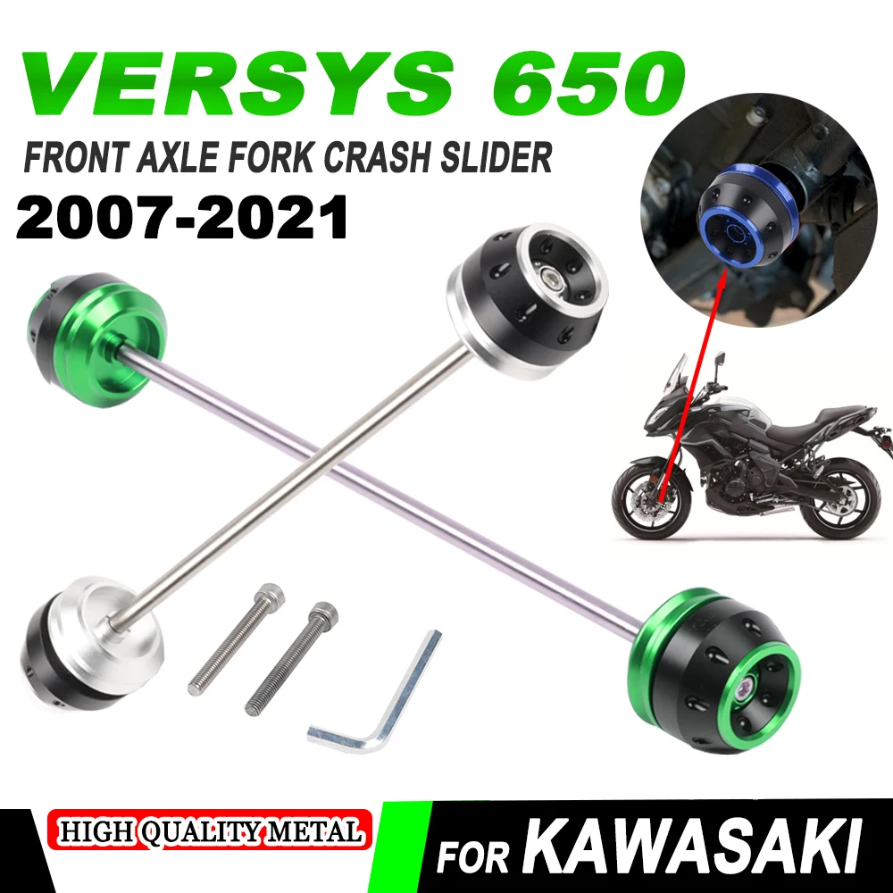 

Аксессуары для мотоциклов KAWASAKI VERSYS 650 VERSYS650 2007-2021, ползунки вилки передней и задней оси, защита колес, защита от удара
