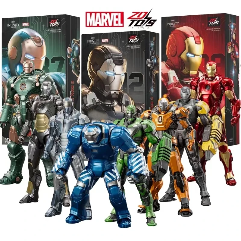 Фото ZD Toys Железный человек Фигурка Железный Патриот MK1-7 MK17 MK33 MK85 MK30 Военная машина Легенды Мстители Тони Старк Коллекционная игрушка в подарок №1