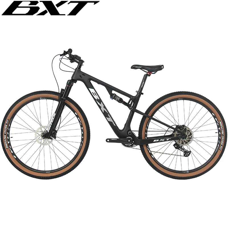 29er Complete Full Suspension Carbon Mountain Bike Thru Axle BOOST 1x11 Speed Carbon MTB Soft Tail Bicycle 29er XC Travel 100mm images - 6