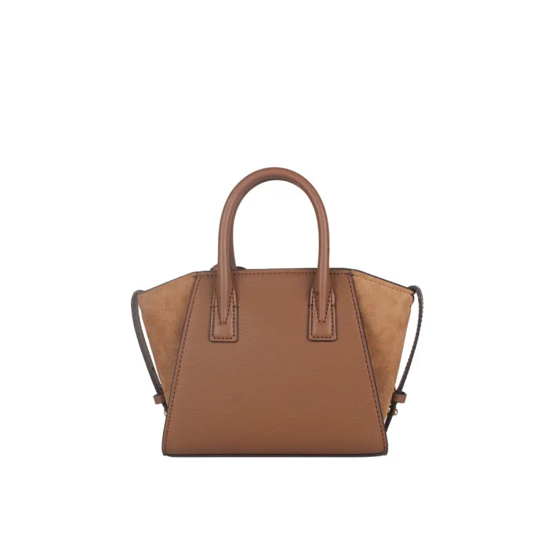 Michael Kors Ole Avril Ultra маленькая кожаная замшевая женская сумка через плечо на одно