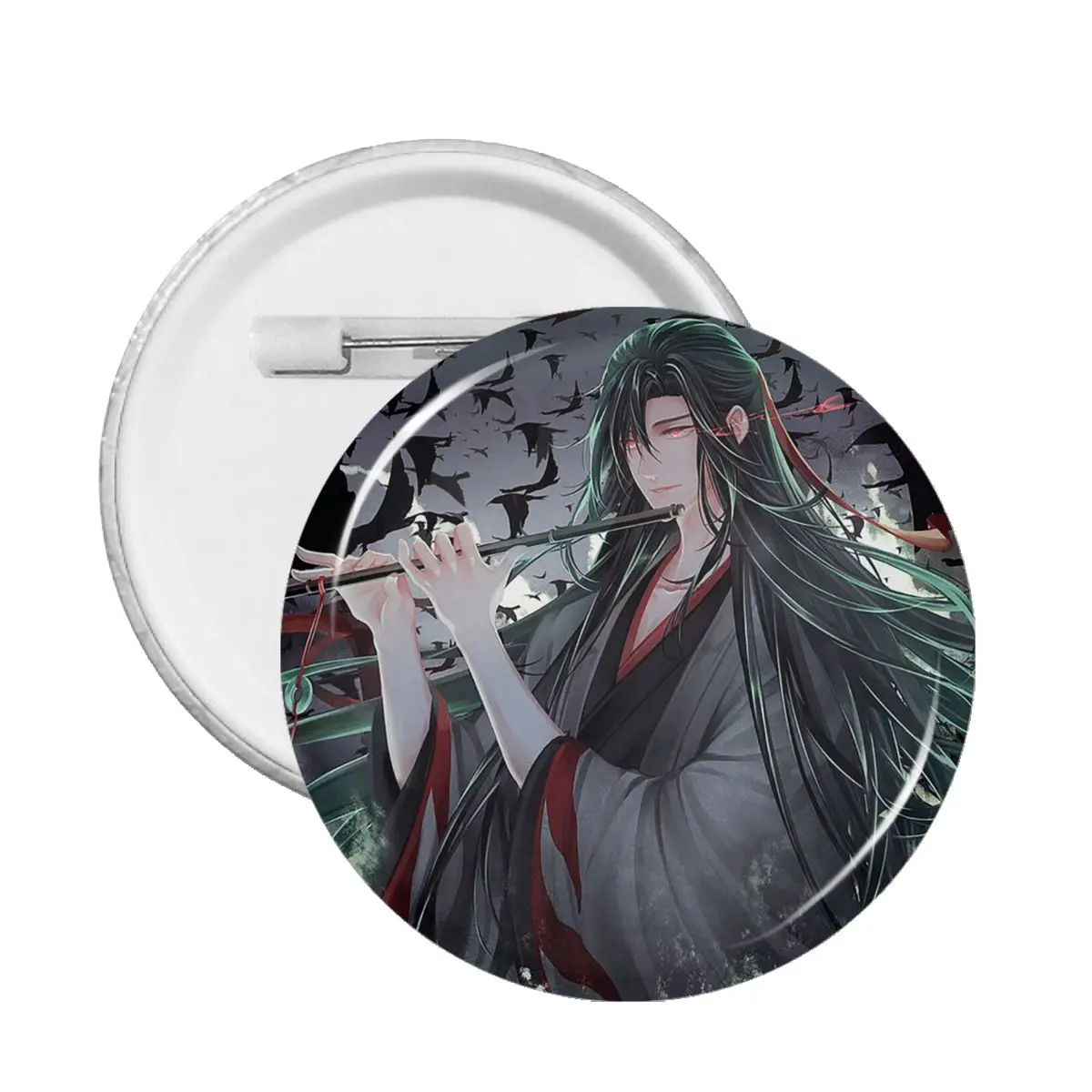 

Wei WuXian Anime Mo Dao Zu Shi Badge Gifts Cartoon Hat Soft Button Pin Anime Pins for Backpack Brooch Pin