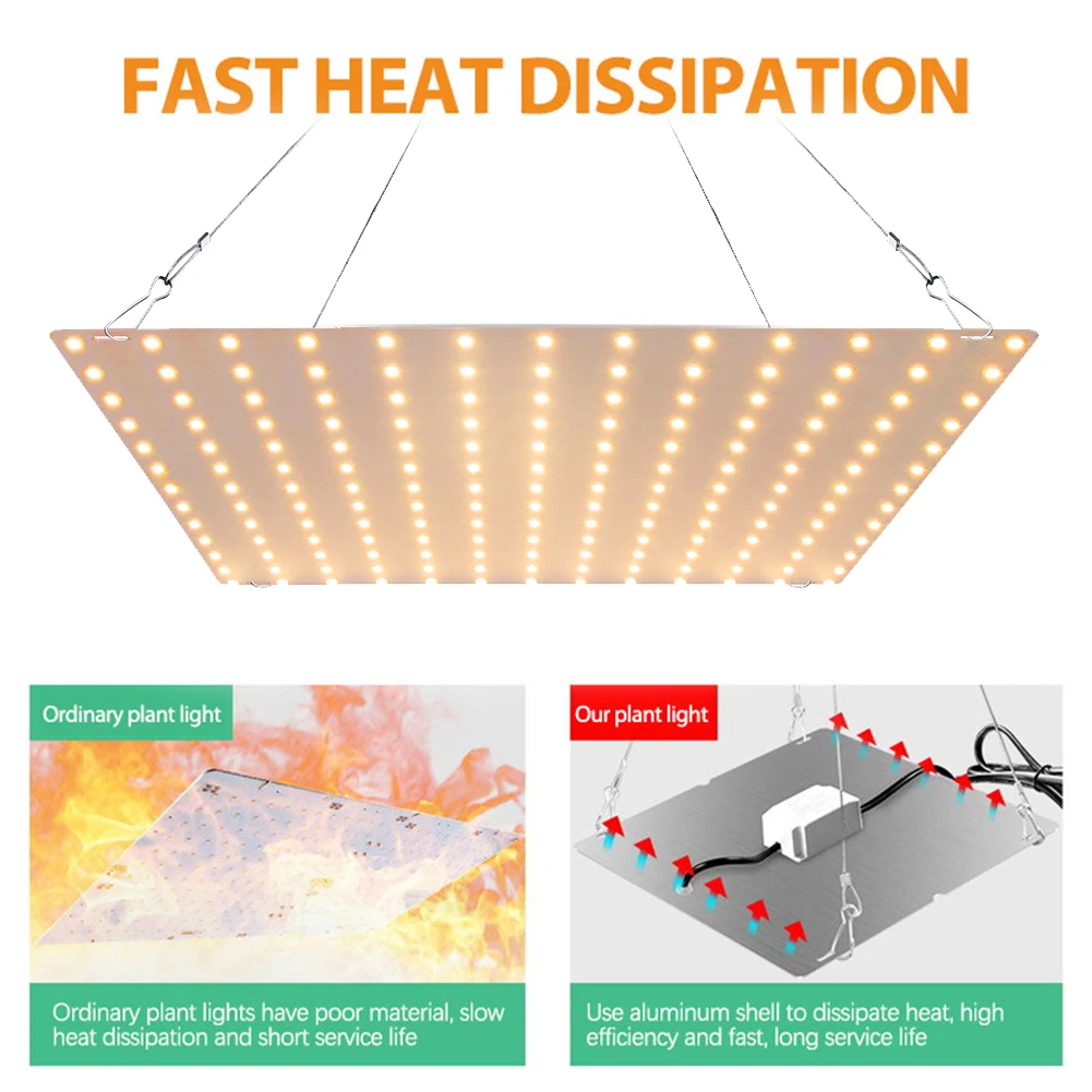 

Plant Grow Light Full Spectrum Phyto Lamp LED Growing Light Waterproof High Brightness For Greenhouse Plant Growth Lighting