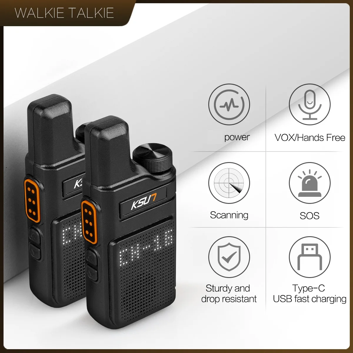 

PMR 446 Walkie Talkie Portable Mini Communication Radio Profesional Talkie Walkies Two Way Radio Transceiver KSUT M6 Quality