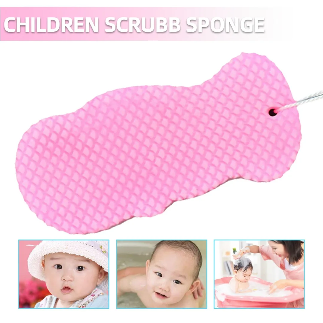 

3D Bath Sponge Creative Cartoon Embossed Child Baby Bath Body Scrubber Practical Bathing Scrub Sponges