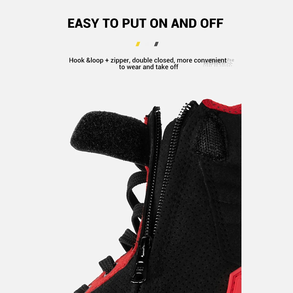 Мотоциклетные ботинки мотоциклетные дышащие серые для верховой езды байкерские