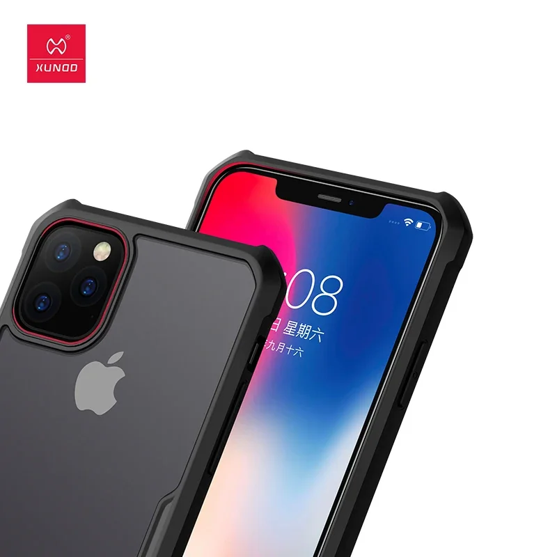 Фото Для iPhone 11 Pro Чехол Xundd Противоударный чехол Прозрачный чехол из ПК + ТПУ Бампер для телефона iPhone 11 Pro Max Чехол с кольцом №4