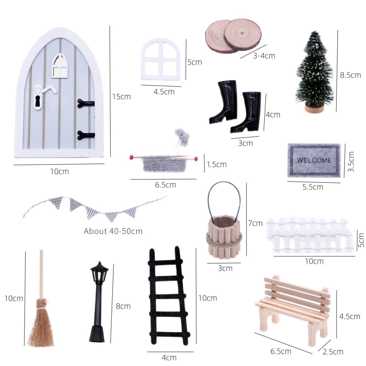 

Деревянные миниатюрные двери для кукол