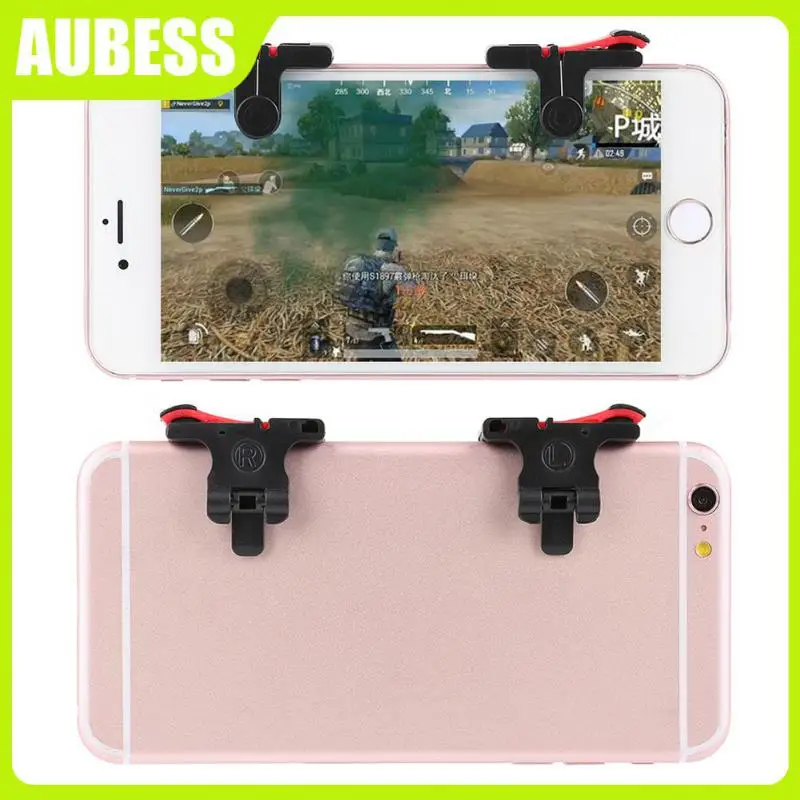 

2021 PUBG Moible Controller Gamepad Free Fire L1 R1 Triggers PUGB Mobile Game Pad Grip L1R1 Joystick For IPhone Android Phone