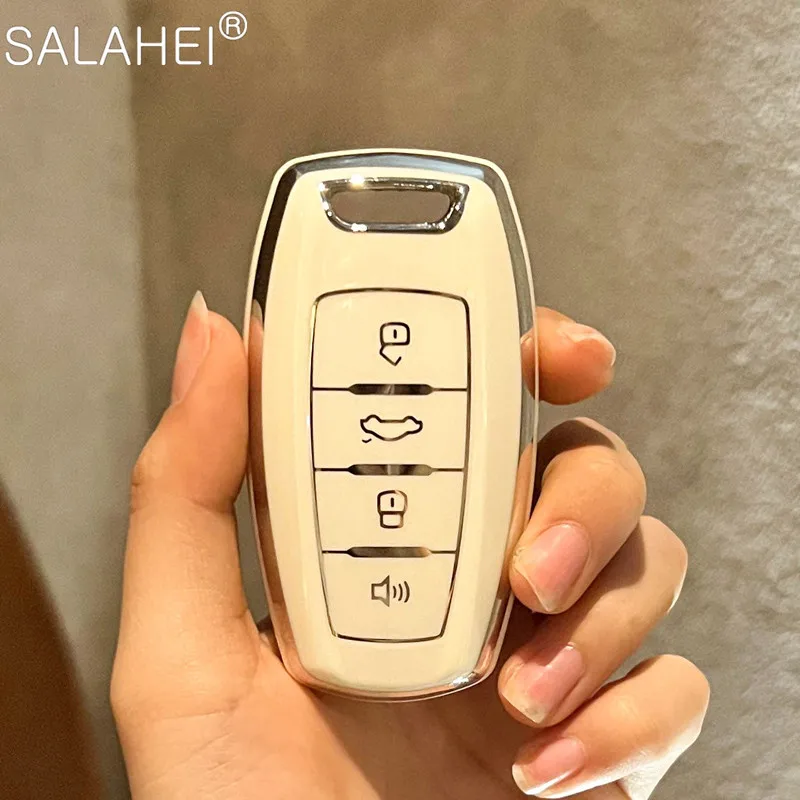 Чехол для автомобильного ключа из мягкого ТПУ с полным покрытием для Great Wall Haval Hover H1 H4 H6 H7 H9 F5F7 H2S GMW Coupe, протектор без ключа, автомобильные аксессуары
