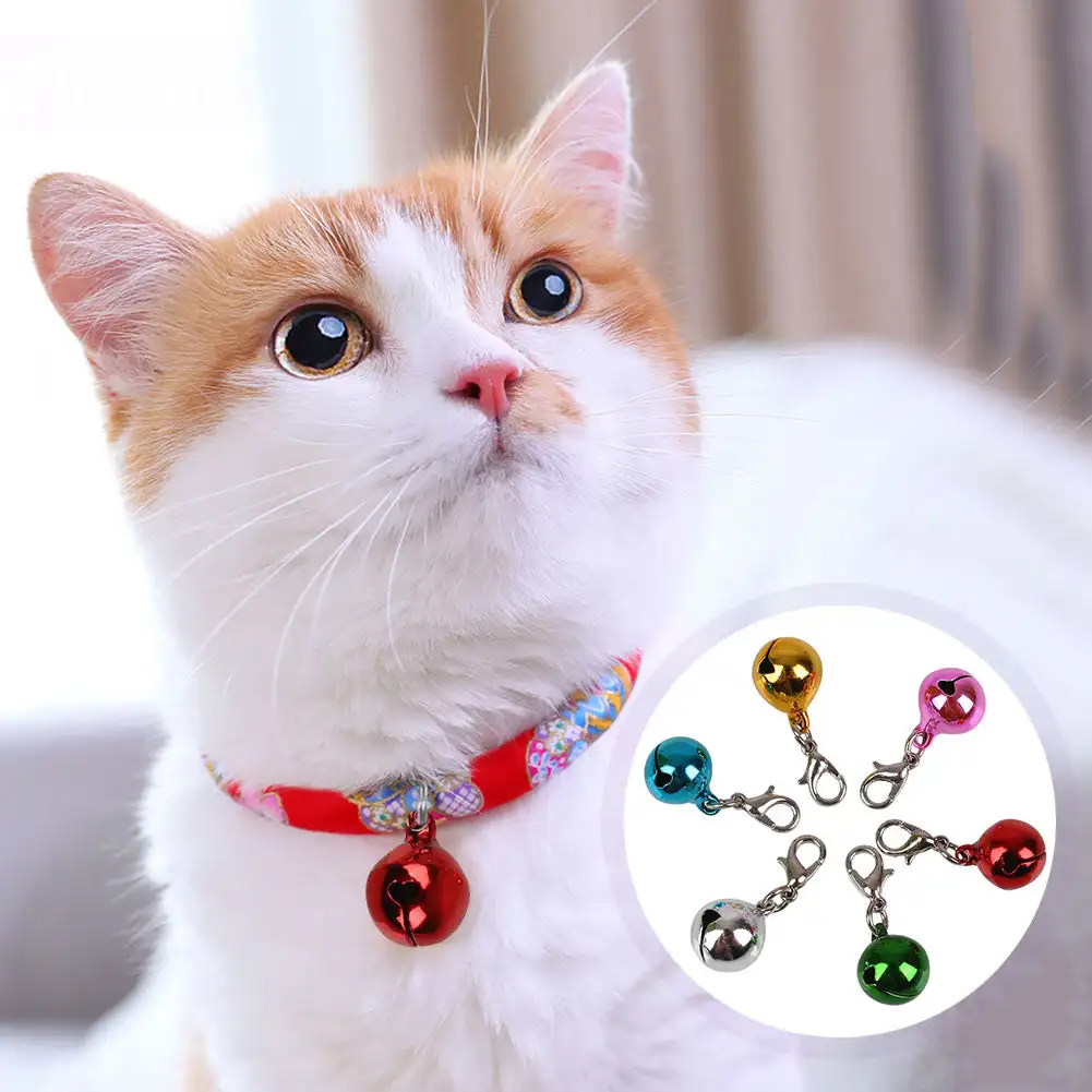 DIY Pet Supplies Lobster Decor Bell Collar Clothe Accessories Cat Collars Leads Cat Accessories Metal Jingle Bell Decoration