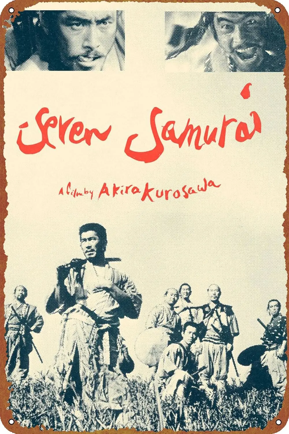 Плакат Seven Smurs Move Tn Metl Sgn Vntge Wll Plque Decor 8x12 nch