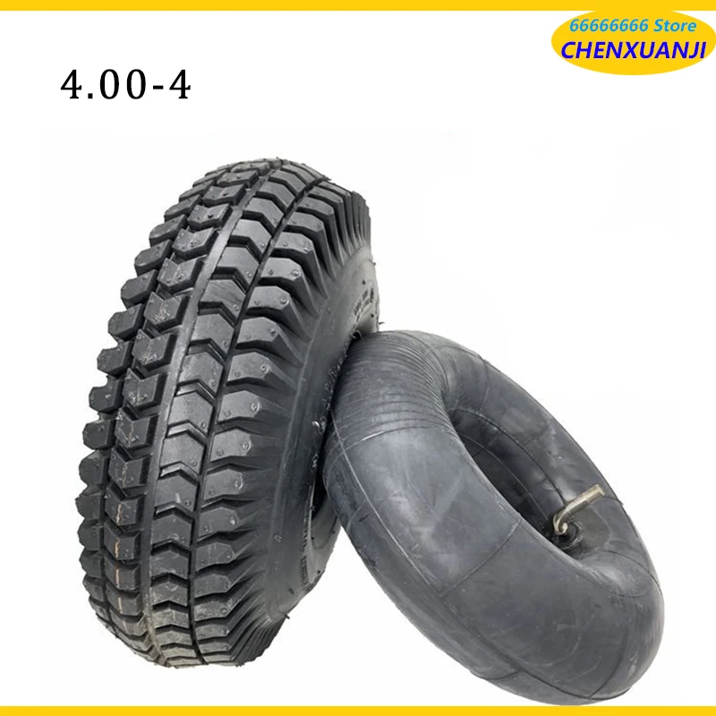

CST 4.00-4 Inner Outer Tyre 4 00 4 Wheelbarrow for Electric Scooters Bicycle Tires ATV Quad Go Kart
