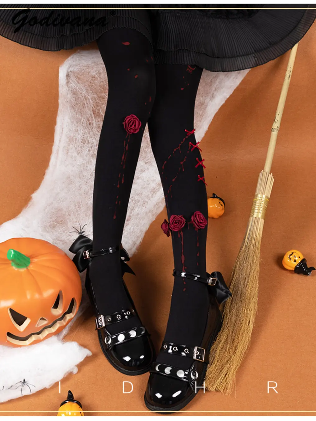 Japanese Style Lolita Halloween Party Pantyhose Thigh High Socks Long Compression Socks Ladies Sexy Fashion Stockings Gothic