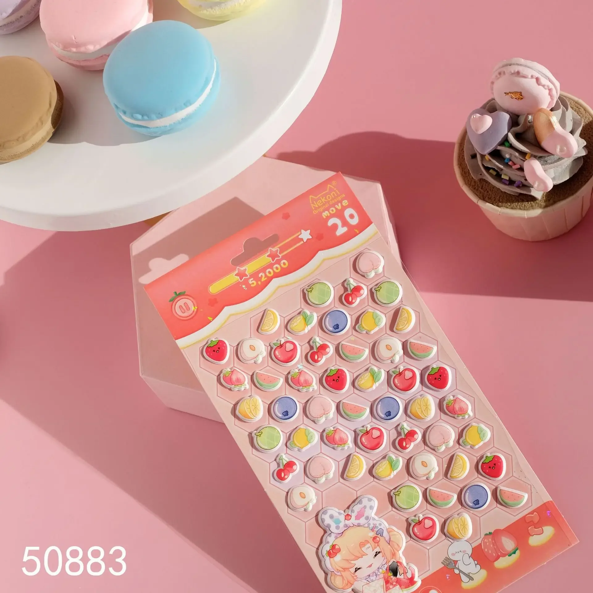 

Объемные мультяшные наклейки NEKONI