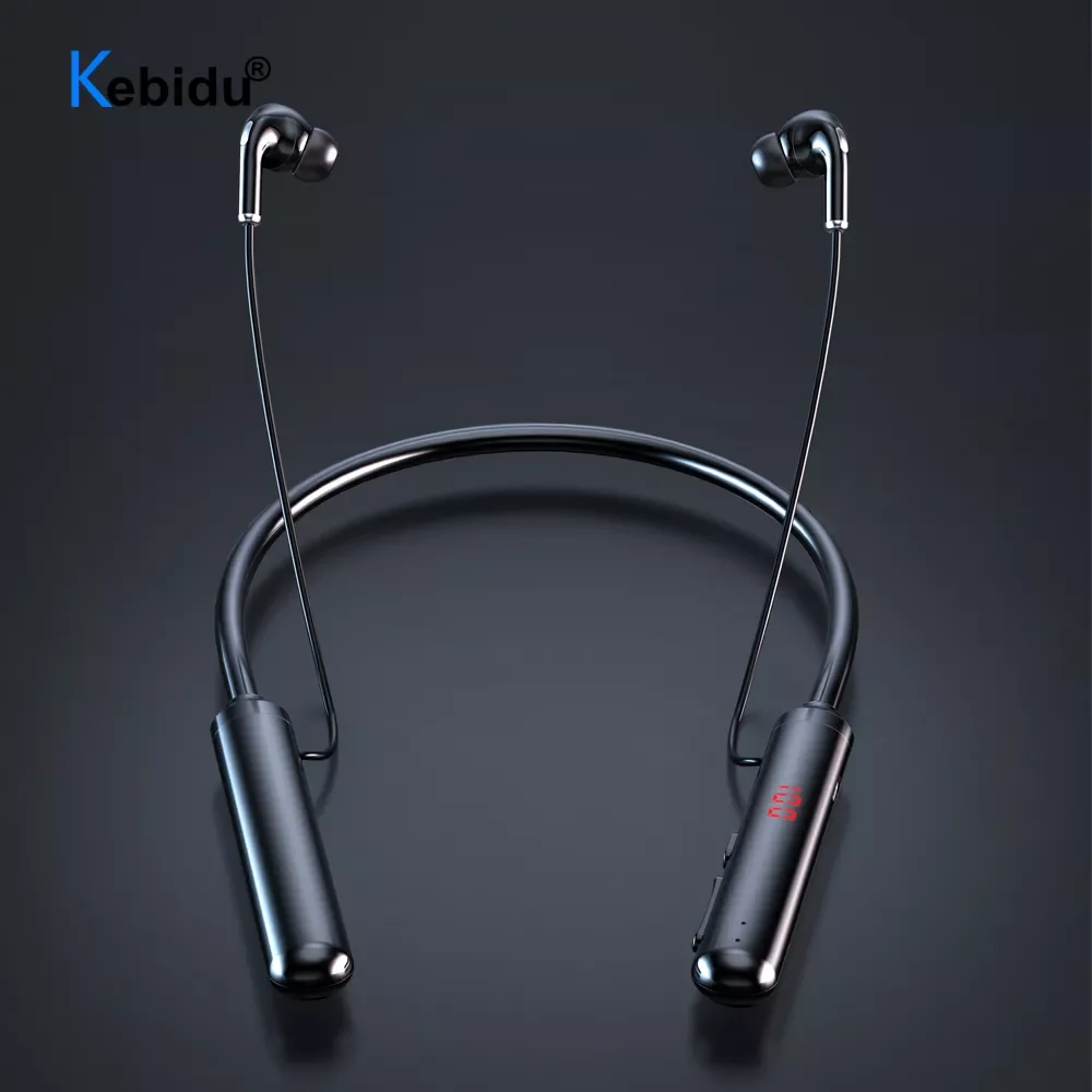 

Беспроводные наушники с поддержкой Bluetooth, со светодиодным дисплеем