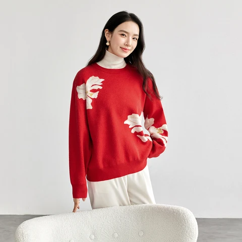 SENTUBILA Женские вязаные свитера из полиэстера