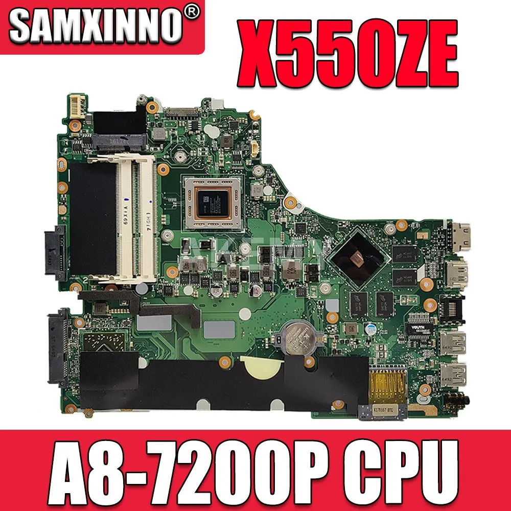 

X550ZE W/ A8-7200P CPU Материнская плата ASUS VM590Z A555Z X555Z X550ZE X550ZA X550Z X550 K550Z K555Z материнская плата для ноутбука 100% тест