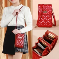 fashion lingge pattern multifunction shoulder bags women small crossbody messenger bag daily clutch purse zipper flap handbags