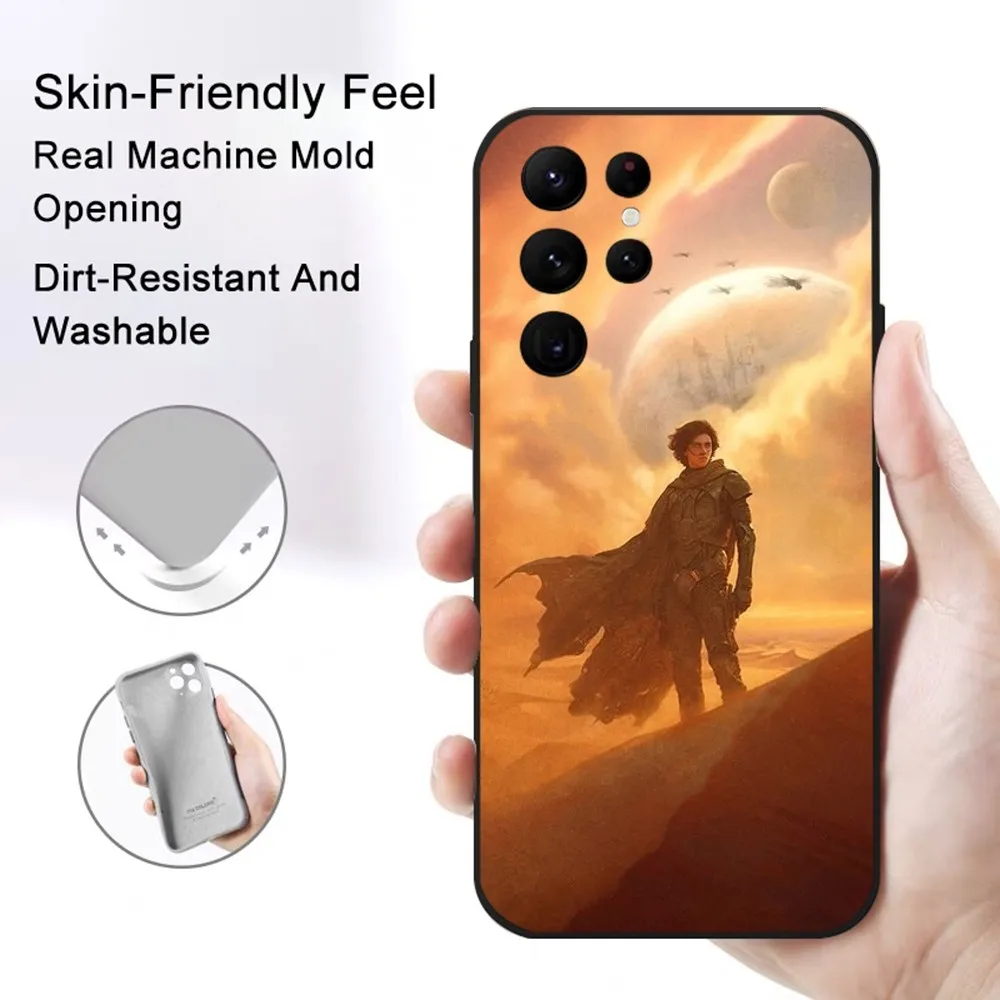 Чехол для телефона Movie D-Dune-es Samsung S series s20 s21 s22 s23 s24 FE Plus Ultra TPU мягкий приятный кожи