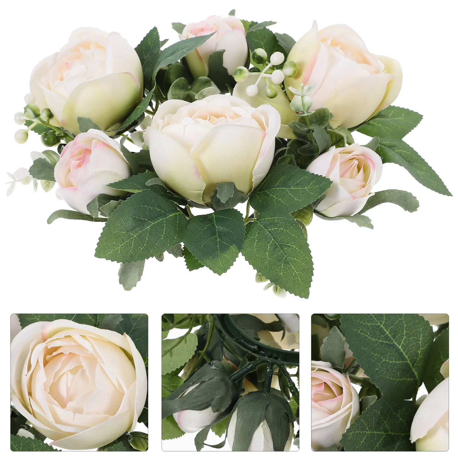 Европейский подсвечник с имитацией розы гирлянда на день Святого Валентина