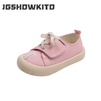 spring autumn baby girls canvas shoes new hook loop kids fashion soft toddler boys shoes solid color non slip japanese 2022