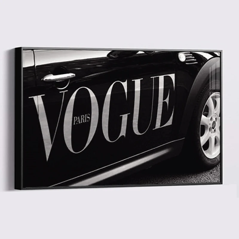 

Luxury Car Nordic Posters and Prints Fashion Magazine High Heels Wall Art Canvas Painting with Frame Bedroom Home Decor Pictures