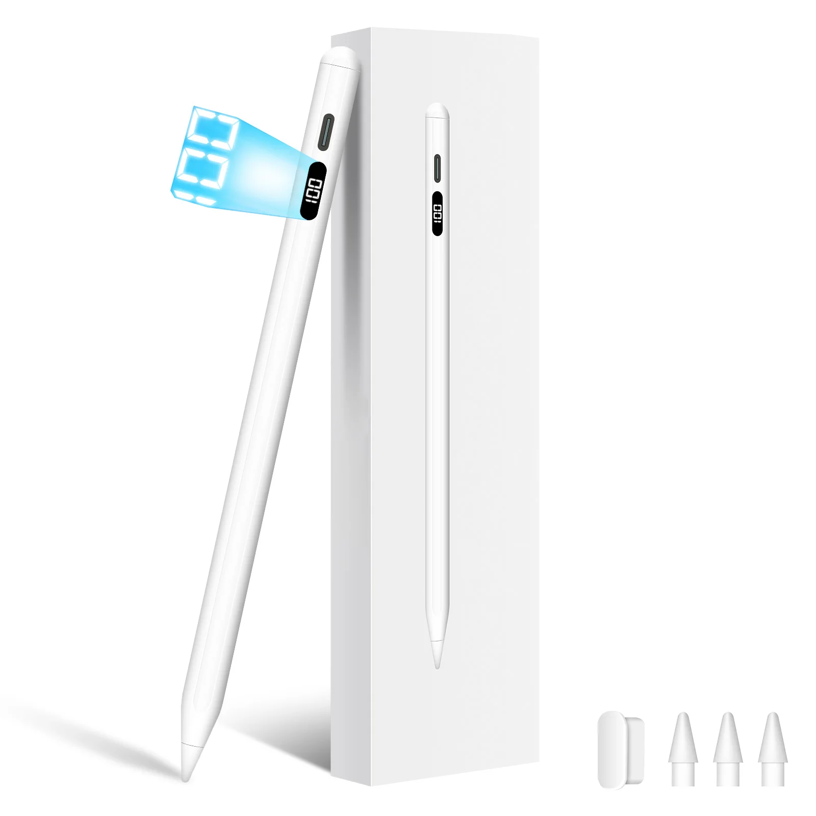 Для Apple Pencil 2 1 цифровой дисплей мощности отклонение ладони стилус для iPad 6/7/8/9/10 Mini