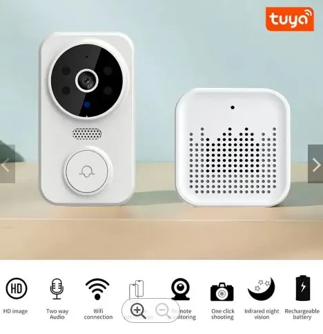 Tuya Popular M8 Wireless Doorbell Camera 1080 HD Informe Rin
