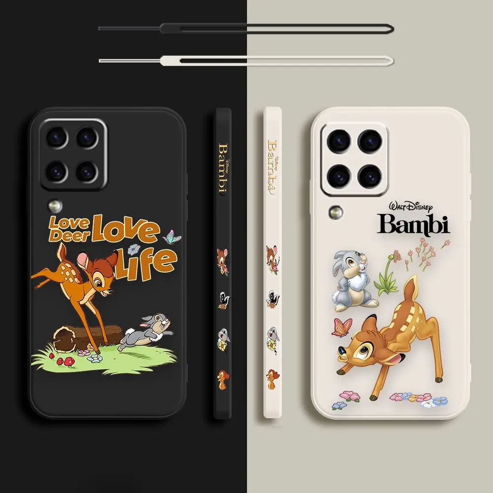 

Anime Bambi Cover For Samsung A50 A30 A20S A10S A10 Note 20 10 9 M32 M22 M12 M32 M40S M80S M60S A02 A03S 21 Pro Plus Lite Case