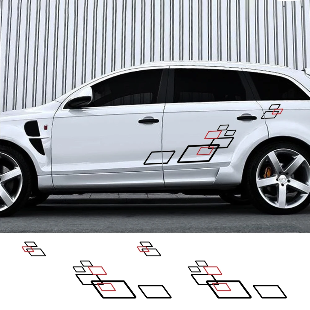 

2 шт., автомобильные виниловые наклейки для Audi A3 8P S3 8V 8L A4 B8 B9 B7 B6 A6 C6 C5 C7 Q3 Q5 TT