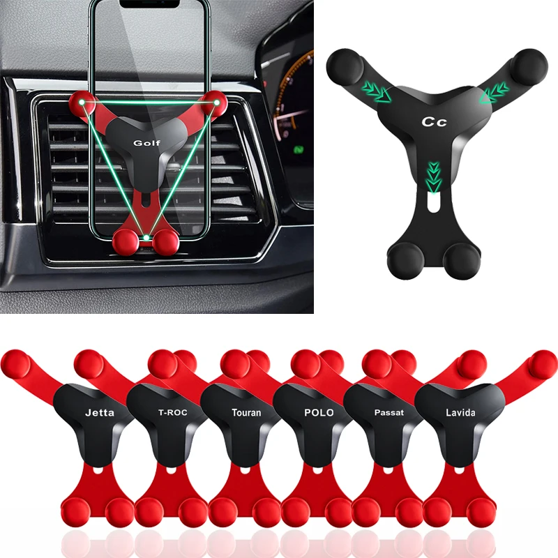 

Car Phone Holder Auto CellPhone Mounts GPS Stand Car Bracket for Volkswagen 171 B7 T4 T5 Lavida EOS Bora Tiguan Touran Magotan