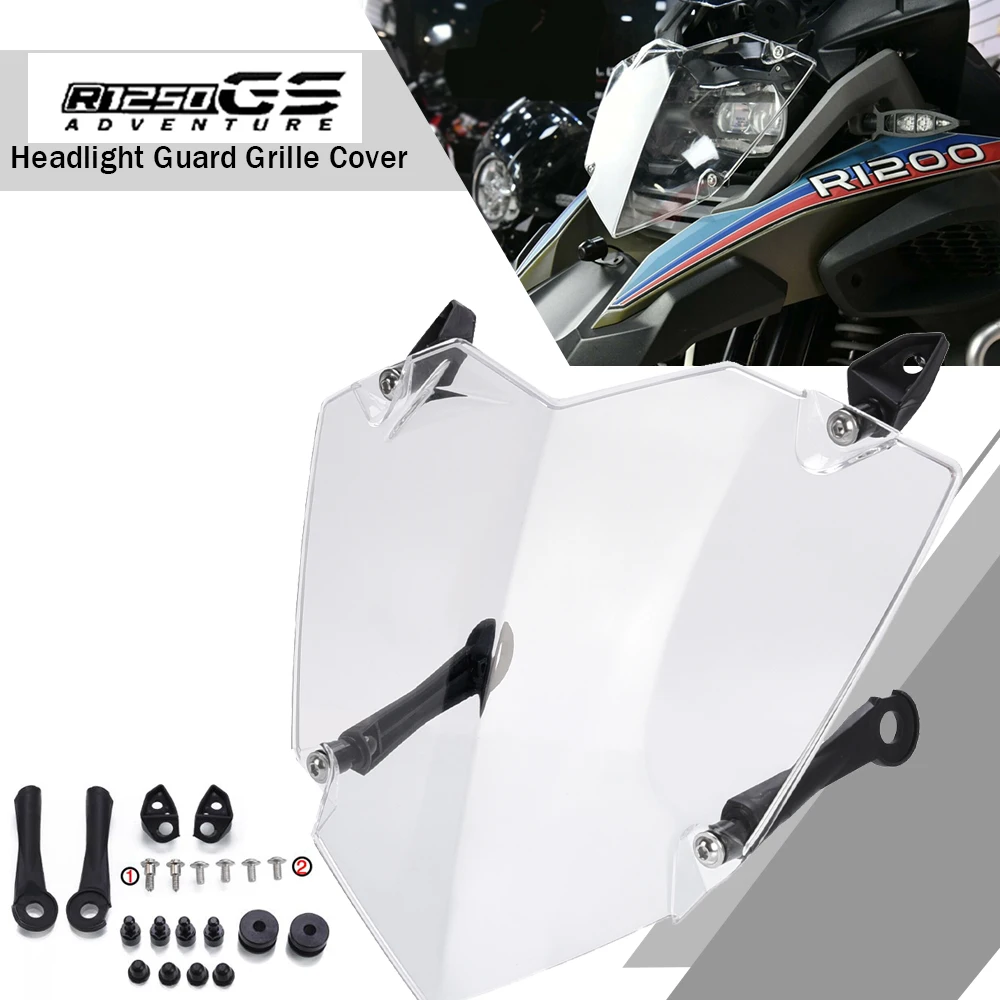 

Motorcycle For BMW R1250GS Adventure R 1250 GS Adv R 1250GS 2018-2021 2020 2019 Headlight Guard Head Lamp Protector Cover Shield