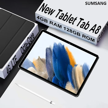 Tablet Tab A8 Android Tablet Snapdragon 860 Octa Core Tablet Pc 4GB RAM 128GB ROM 10.5 inch 1920*1200 7000mAh 4G Network GPS