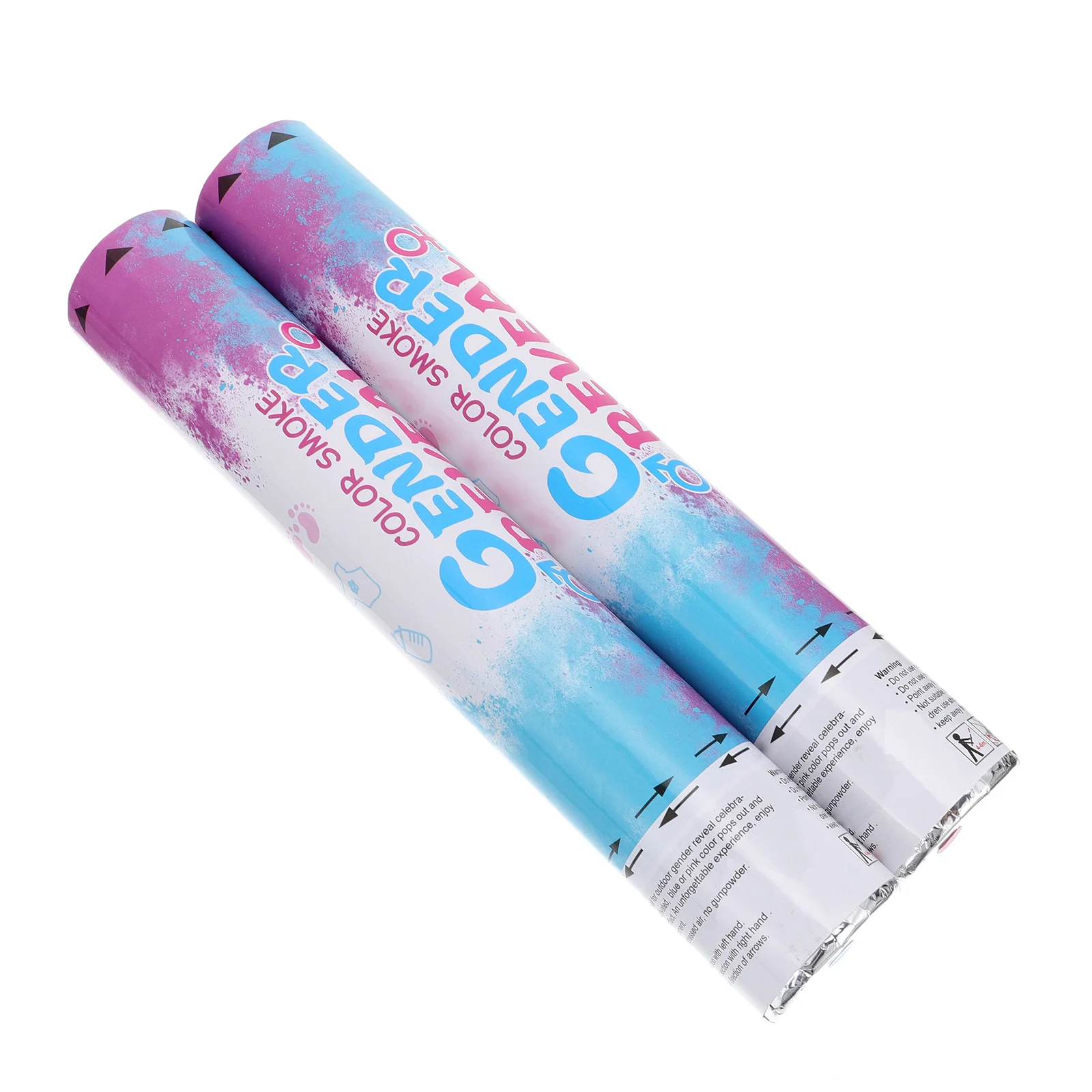 

2pcs Gender Reveal Party Confetti Powder Cannon Handheld Confetti Smoke Cannon