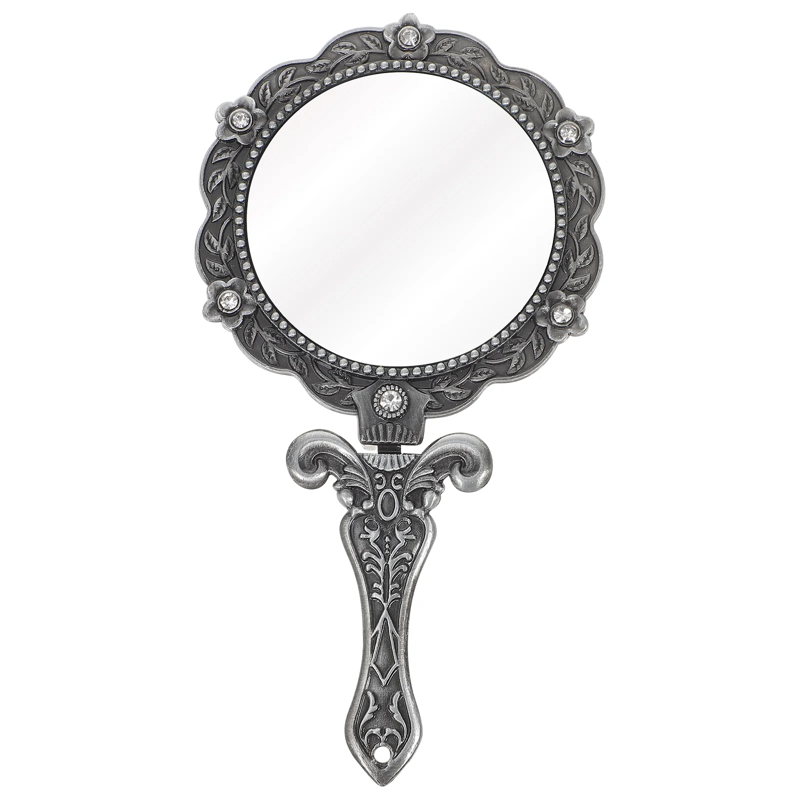 Косметическое зеркало ручной макияж винтажный мужской мини-кошелек для макияжа