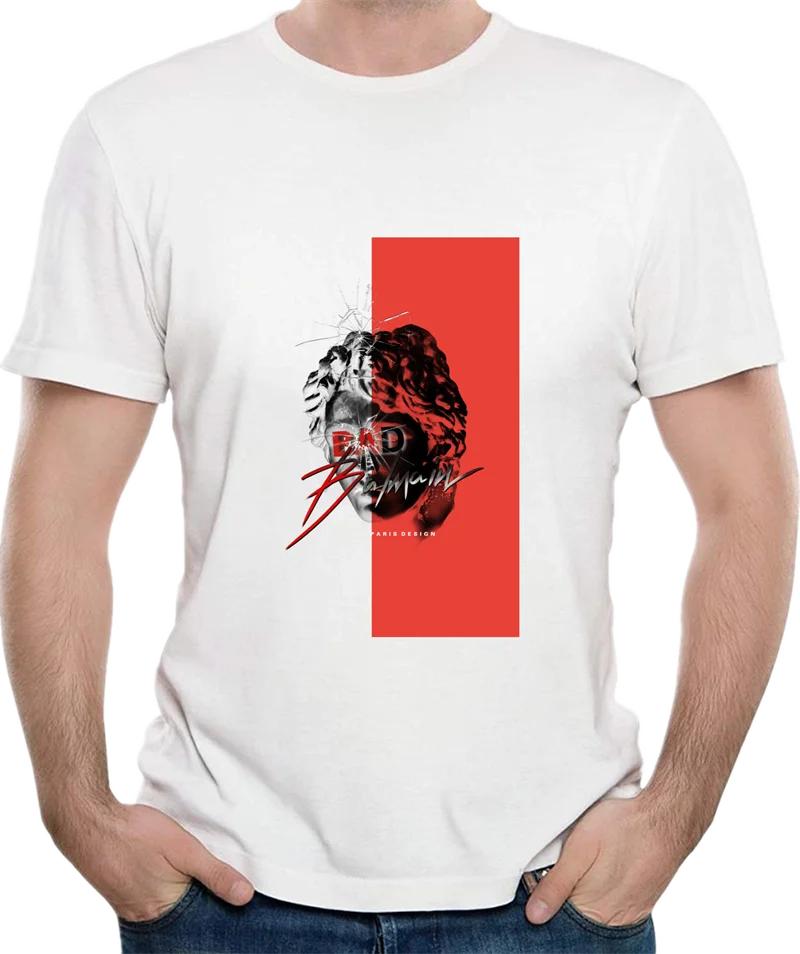 

Balmain Tees Printed Round Neck Short Sleeve All-match Simple Men's T-shirt