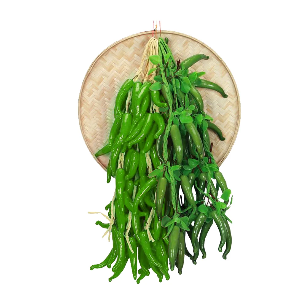 

Chili String Vegetable Pepper Simulation Fake Simulated Hanging Toy Vegetables Artificial Hot Decoration Food Fruit Kitchen