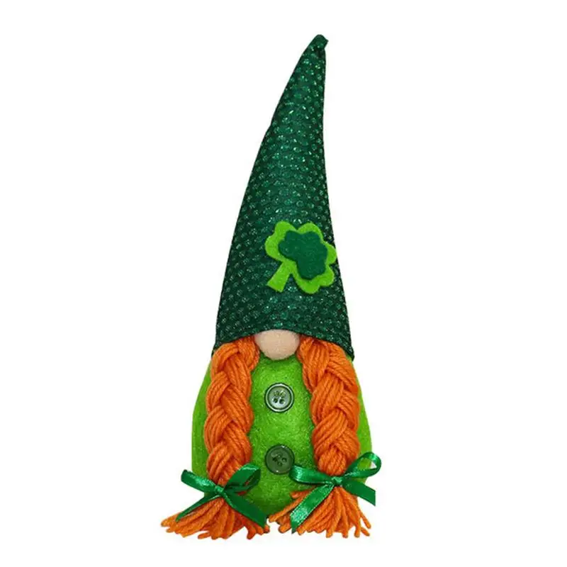 

Irish Gnomes Decor Handmade Swedish Tomte Leprechaun Figurines St. Patrick's Day Gifts Leprechaun Nordic Spring Gnome Plush