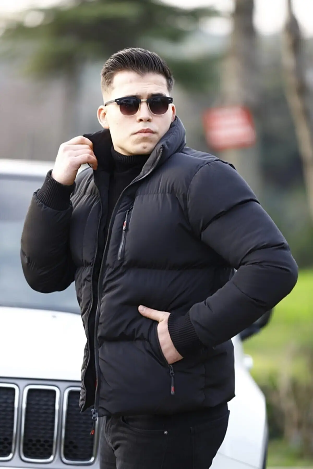 Men's Black Inflatable Jackets