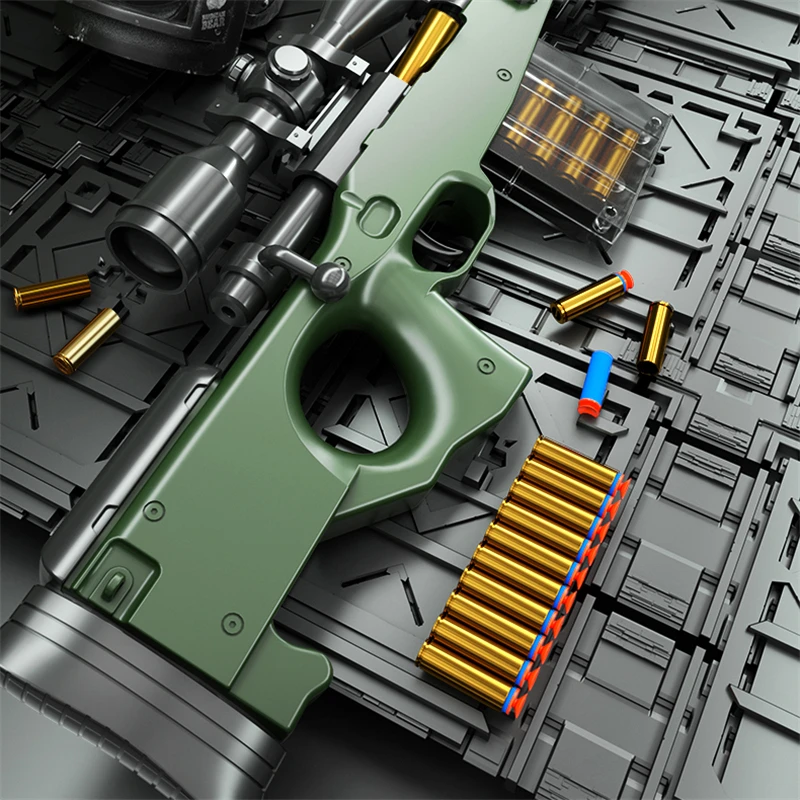 98k AWM Shell извлечение снайперской винтовки оружие игрушка для обучения страйкболу