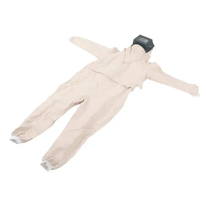 

Work Coveralls Protective Suit Detachable Breathing Valve with Transparent Glass Face Shield for Sand Blasting