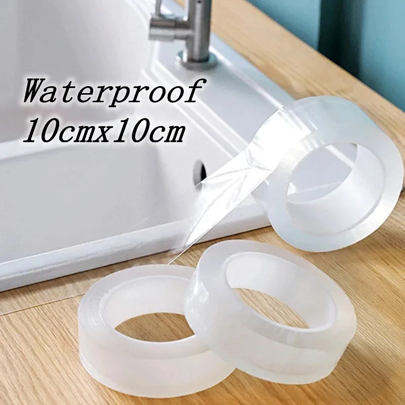 

10cmx10cm Melt Adhesive Pipes Leaks Buckets Sinks Double-sided Tape PVC Heat Resistant Thick Waterproof Repair Tape