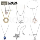 Женское колье в форме ключа, из серебра 2021 пробы