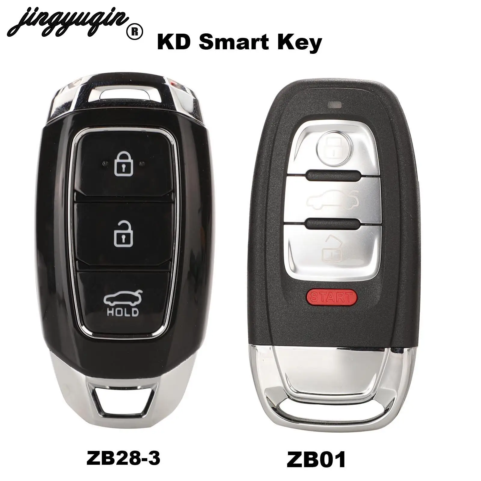 Пульт дистанционного управления jingyuqin Универсальный KEYDIY KD Smart Key ZB01 ZB28 для брелока управления генератором