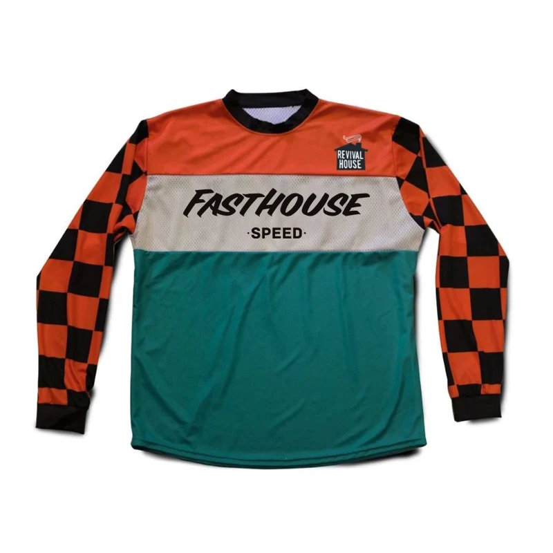 

Fasthouse SPEED Team Motocross Jersey Bicycle Bike Downhill MTB Ciclismo Motorcycle Cycling Clothing Men Long Sleeve T-Shirt Bmx