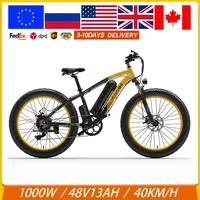 SHIP FROM Poland UK RUSSIA USA GF600 1000W Electric Bike 26"×4.0 Tire Fat ebike Snow Bikes 48V 13AH Electric Bicycle Max 40km/h