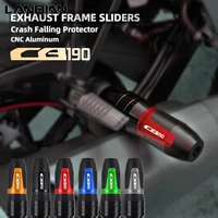frame exhaust sliders anti crash pad protector for honda cb190 all years motorcycle accessories falling protection