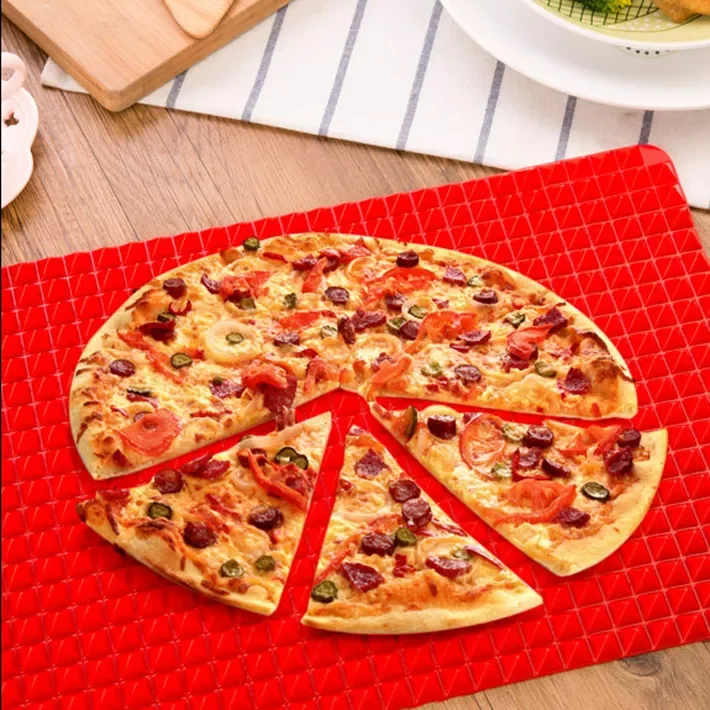 

NEW2023 Silicone Multifunctional BBQ Pizza Mat Pyramid Microwave Oven Baking Placemat Tray Sheet Kitchen Baking Tools Bakeware M
